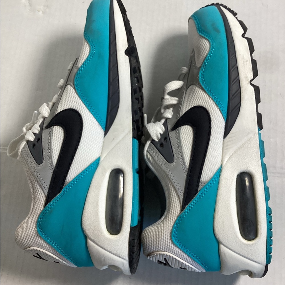 Nike Air Teal and White Sneakers Women sz 6.5 - Picture 11 of 14